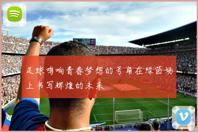足球鸣响青春梦想的号角在绿茵场上书写辉煌的未来
